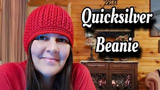 Easy Crochet Beanie for Man or Woman  Quicksilver Beanie [upl. by Nilyarg464]