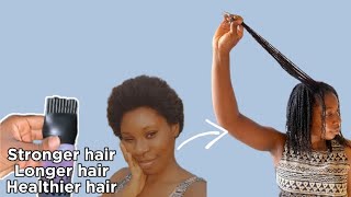 Use this 2x a week to get healthier hair  Hair growth spray  Week 3 hair growth challenge [upl. by Brenda]