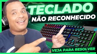 Pc não reconhece o teclado Resolvido [upl. by Adianes]