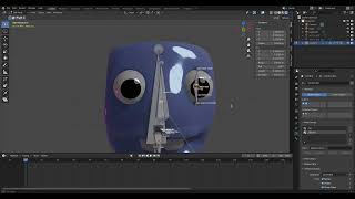 중고생을 위한 blender 강의 목표점을 따라가는 눈의 움직임과 눈꺼풀을 만들자eye target rigging [upl. by Guevara]