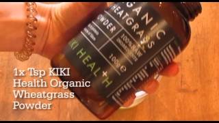 Wheatgrass Power Smoothie KIKI Health [upl. by Banna]