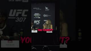 😳🎤 KAYLA HARRISON AND JULIANNA PEÑA ROAST EACH OTHER AT UFC 307 PRESS CONFERENCE [upl. by Kosse]