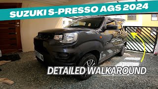 Suzuki SPresso AGS 2024  Detailed Walkaround [upl. by Ecire839]