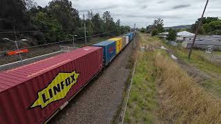 3BA6 12 01 at teralba with NR44 13 8117 on 16 10 24 [upl. by Lesli]