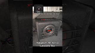 Nakamichi 10quot Active Subwoofer Box kluang caraudio nakamichi [upl. by Arval]