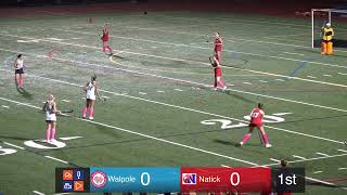 Walpole Varsity Field Hockey vs Natick [upl. by Inavoj]