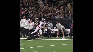 Kyle Pitts catches for a 23yard Gain vs New Orleans Saints [upl. by Georg]