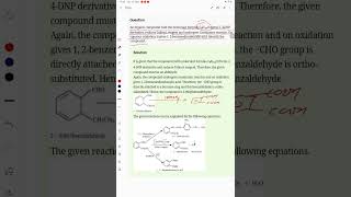 An organic compound with the molecular formula C9H10O forms 2 4DNP derivative reduces Tollen [upl. by Massey]