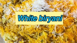 Specialwhite mutton biryani unique recipe [upl. by Oirasec]