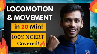 Locomotion amp Movement FAST One SHOT🔥  Full Revision in 20 Min  NCERT  Class 11  NEET [upl. by Nylarahs]