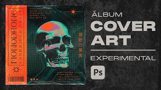 Cómo hacer un COVER ART EXPERIMENTAL  ALBUM COVER ART  TUTORIAL PHOTOSHOP [upl. by Tayler]