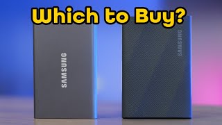 Which to Buy Samsung T7 vs T9 SSDS Compared [upl. by Ramyar295]