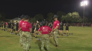 Get Fit Friday with Maggie Laughlin at USAA headquarters [upl. by Alban321]