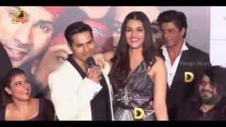 Varun Dhawan Comments On Kriti Sanon Height amp Their relationship In Dilwale  SRK  Kajol [upl. by Comptom]