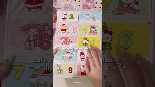 diyhellokitty adventcalendar🎄💕sanriokawaiiaestheticasmr xmaschristmasfypcraftgiftideas [upl. by Karlin704]