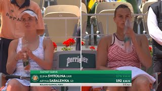 Elina Svitolina vs Aryna Sabalenka Highlights French Open 2023  ROLAND GARROS TENNIS [upl. by Lezley]