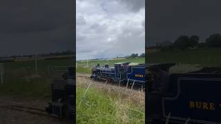 BVR6 climbs Wroxham bank parellel run  Bure Valley Railway 220624 [upl. by Hagan130]