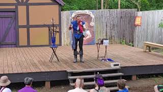 Cy the Sword Swallower Scarborough Renaissance Festival 2024 [upl. by Abdella]