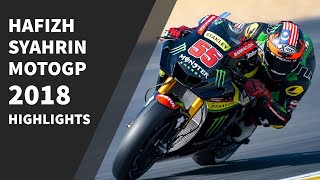 Hafizh Syahrin MotoGP Highlights 2018 [upl. by Akehsat548]