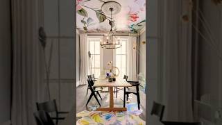 Wallpaper ceiling ideas wallpaper ceilingdesign trending interiordesign shorts youtubeshorts [upl. by Ettener319]