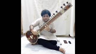 Raag Jhinjhoti  Drut gat  Debaditya Chakraborty [upl. by Eselrahc]