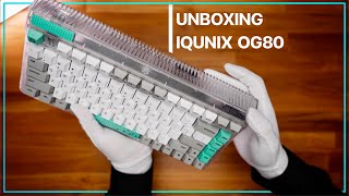 IQUNIX OG80 TTC GOLD PINK RGB Unboxing Experience amp Sound Test [upl. by Roby]