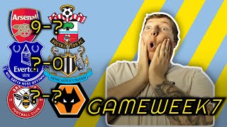 That was so cold  Premier League  Gameweek 7  Predictions [upl. by Shelba846]