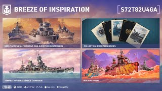 FREE CODE World of Warships Legends September Patch Notes Code and redeemer in desc [upl. by Iva]