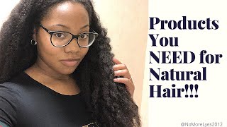 Products You NEED For Natural Hair  What I’m Currently Using in 2020 [upl. by Corabelle]