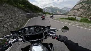 From Umbrail pass in to Italy BMW R18 Transcontinental 🇮🇹🏍💥 bmwmotorrad bmwr18transcontinental [upl. by Kora]