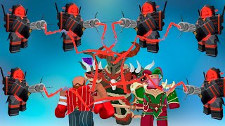 Accelerators against All Bosses Holiday Event Roblox Tower Defense Simulator [upl. by Watanabe]