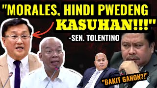 MORALES walang NILABAG na BATAS ayon kay TOLENTINO quotWALANG KWENTAquot ang hearing na ito ayon sa CONG [upl. by Shear355]