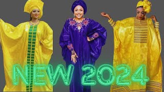 🆕️collection 2024 💥 mode tabaski💥 très jolie modèle robe en bazin Getzner à la couture sénégalaise 😍 [upl. by Stenger]