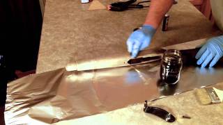 Rifle Stock Refinishing 2 of 3 Restaining Ruger 1022 [upl. by Ahseem]