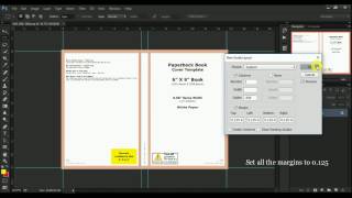 How To Use Createspace or kindle paperback Cover Template [upl. by Rexford494]