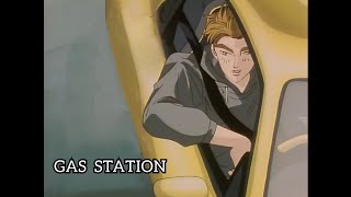 Initial D but Keisuke has a schizophrenic episode gas station [upl. by Eadwina]