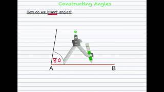 How to Construct 30 45 60 90 and 120 degrees [upl. by Yralih392]