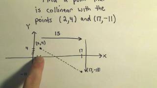 Collinearity and Distance Determining if Three Points are Collinear Example 3 [upl. by Nam]