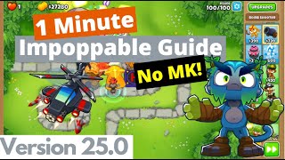 Monkey Meadow Impoppable Guide  BTD6 [upl. by Ahsenik]