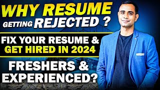 How to Edit your pdf Resume  Fix Your Resume and GET HIRED in 2024  Freshers amp Experienced [upl. by Doretta]