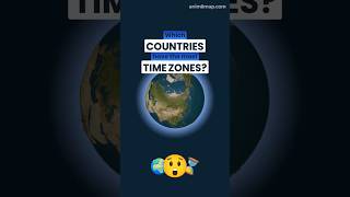 Countries with the most time zones [upl. by Gnoix]