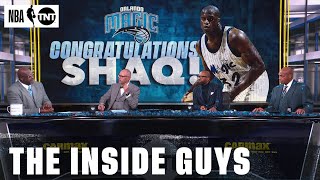 Shaq Becomes The First Orlando Magic Player To Have Their Jersey Retired 3️⃣2️⃣ 🪄  NBA on TNT [upl. by Noseimaj139]