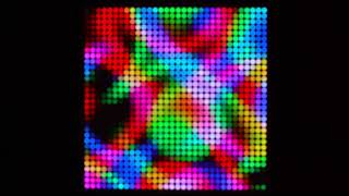 A nice DIY 32x32 RGB LED Matrix in a IKEA picture frame diffusor with ESP32 amp WLED Sound Active [upl. by Llehsar]