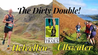 Lakeland trails Dirty Double 2023  Helvellyn 15k amp Ullswater 14k run What a weekend [upl. by Ennove]