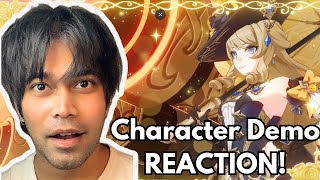 Navias Character Demo  REACTION  Genshin Impact [upl. by Thgiled]