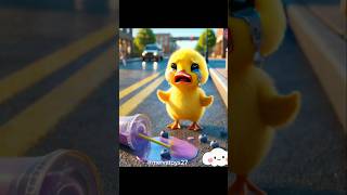 Cute cartoon duck aikartun bebekai bersedih animation funny subscribe fyp shorts trending [upl. by Riggs527]