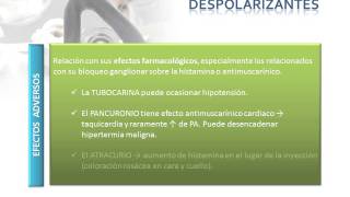 TEMA 24 BLOQUEANTES NEUROMUSCULARES [upl. by Tillinger]