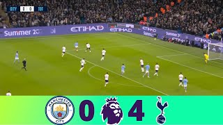 Manchester City vs Tottenham 04  Premier League 2425  Match Highlights [upl. by Ytsirt]