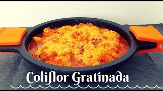 Receta de Coliflor Gratinada  Sin Bechamel [upl. by Giustino887]