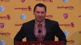 USC Football  Steve Sarkisian Intro Press Conference [upl. by Prober794]